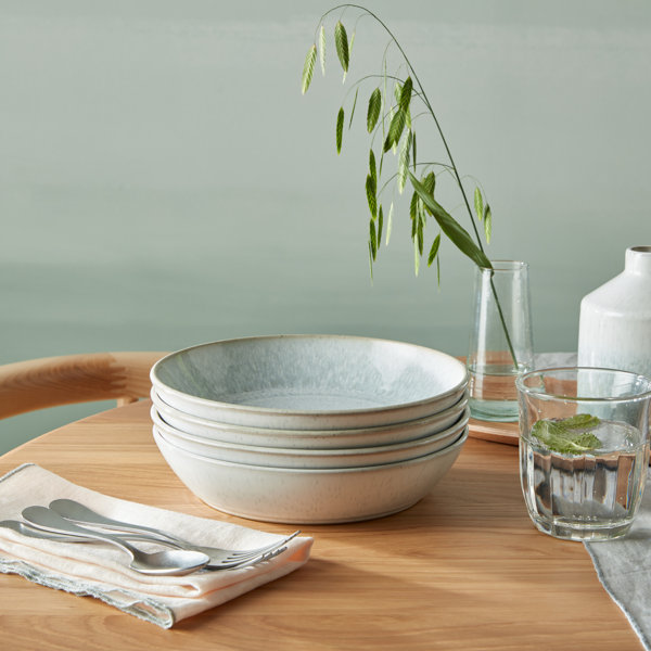 Denby Kiln Green Set of 4 Pasta Bowls Wayfair